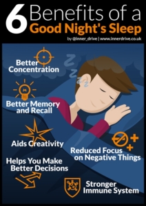benefits of a good nights sleep